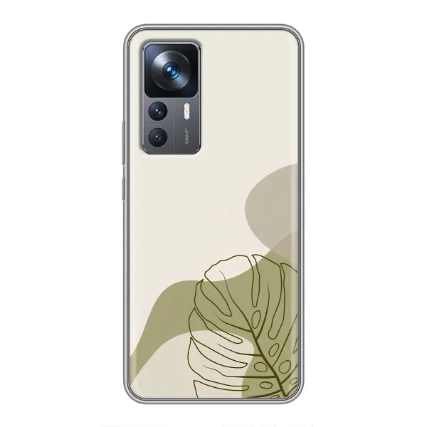 Чохол з принтом «Зелена монстера дизайн» для Xiaomi 12T Pro