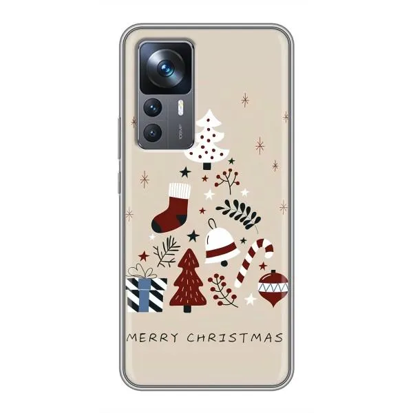 Чехол с принтом «Merry Christmas» для Xiaomi 12T Pro