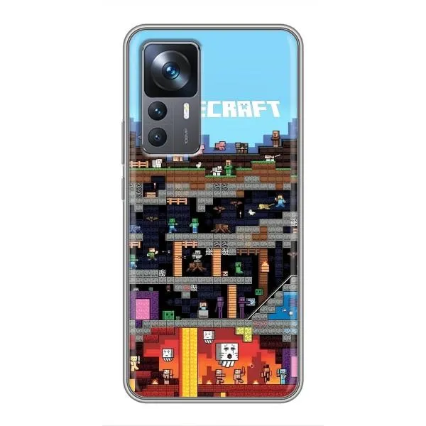 Чохол з принтом «фон Minecraft» для Xiaomi 12T