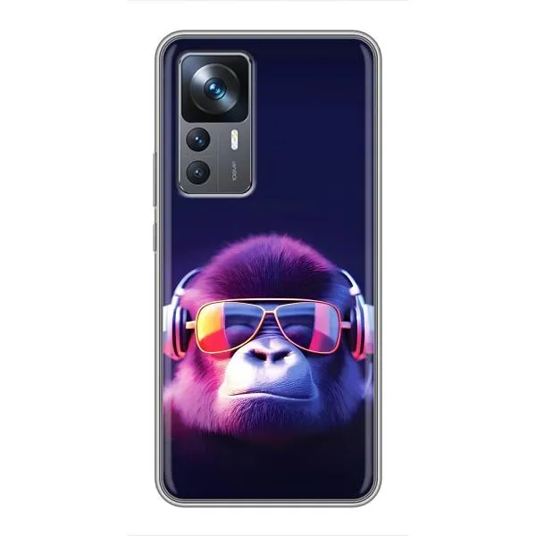 Чохол з принтом «Стильна мавпа» для Xiaomi 12T