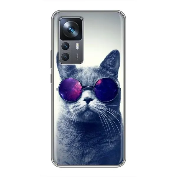 Чохол з принтом «Стильний кіт» для Xiaomi 12T