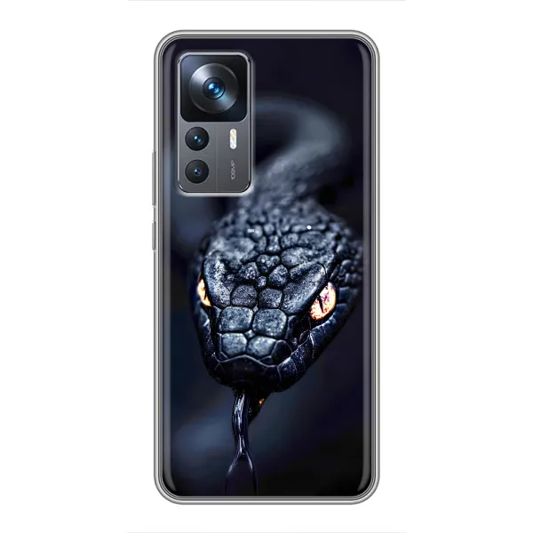 Чохол з принтом «Чорна змія» для Xiaomi 12T