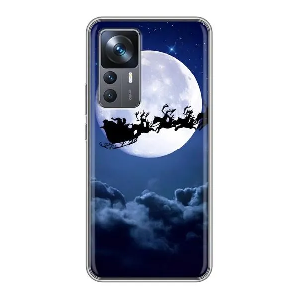 Чехол с принтом «Санта - луна» для Xiaomi 12T