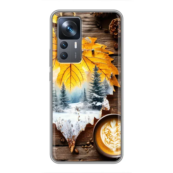 Чохол з принтом «Осінньо-зимова кава» для Xiaomi 12T