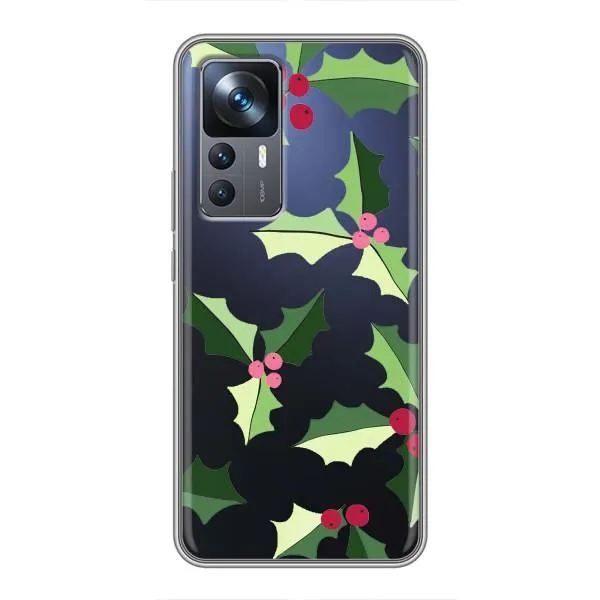 Чехол с принтом «Рождественский фон» для Xiaomi 12T