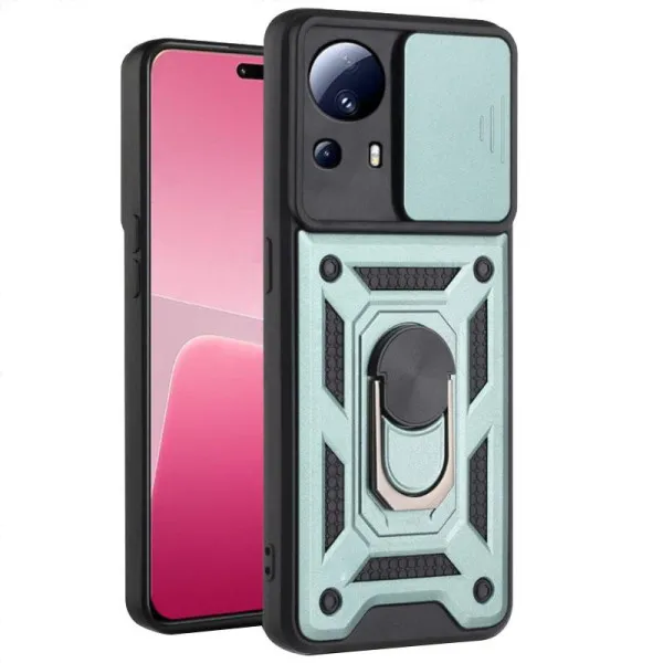 Чохол Ummi Camshield Serge Ring для Xiaomi 13 Lite — Зелений