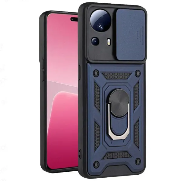 Чохол Ummi Camshield Serge Ring для Xiaomi 13 Lite — Синій