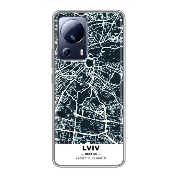 Чехол с принтом «Львов» для Xiaomi 13 Lite