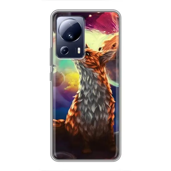 Чехол с принтом «Лисица в космосе» для Xiaomi 13 Lite