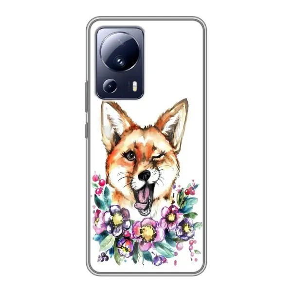 Чехол с принтом «Веселая лисичка» для Xiaomi 13 Lite