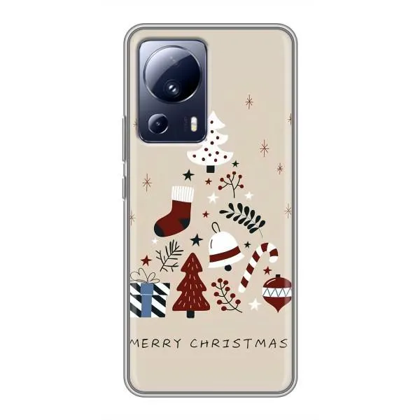 Чехол с принтом «Merry Christmas» для Xiaomi 13 Lite