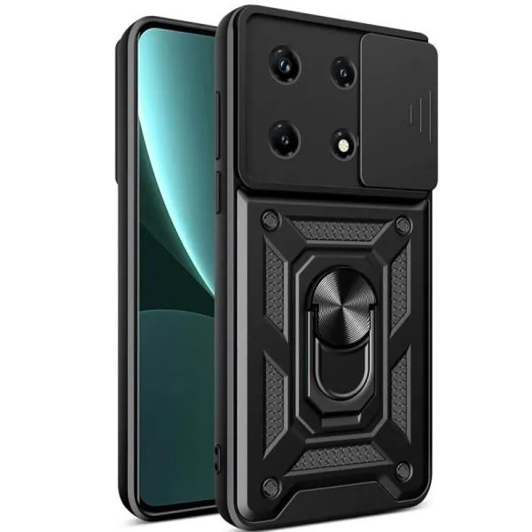 Ударостійкий чохол Camshield Serge Ring для Xiaomi 13 Pro — Чорний — фото 1 Ударостійкий чохол Camshield Serge Ring для Xiaomi 13 Pro — Чорний — фото 1