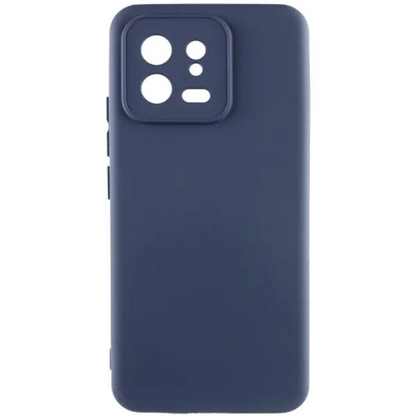 Чехол TPU GETMAN Liquid Silk Full Camera для Xiaomi 13 Pro — Синий — фото 1