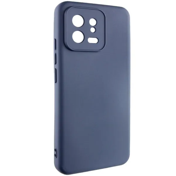 Чехол TPU GETMAN Liquid Silk Full Camera для Xiaomi 13 Pro — Синий — фото 2