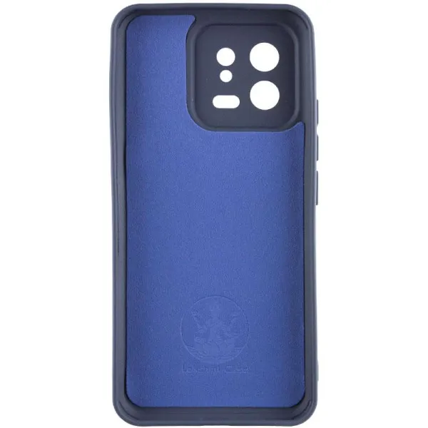 Чехол TPU GETMAN Liquid Silk Full Camera для Xiaomi 13 Pro — Синий — фото 3