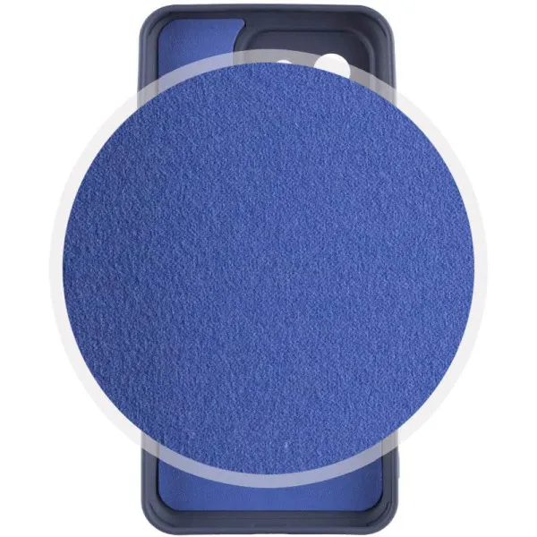 Чехол TPU GETMAN Liquid Silk Full Camera для Xiaomi 13 Pro — Синий — фото 4