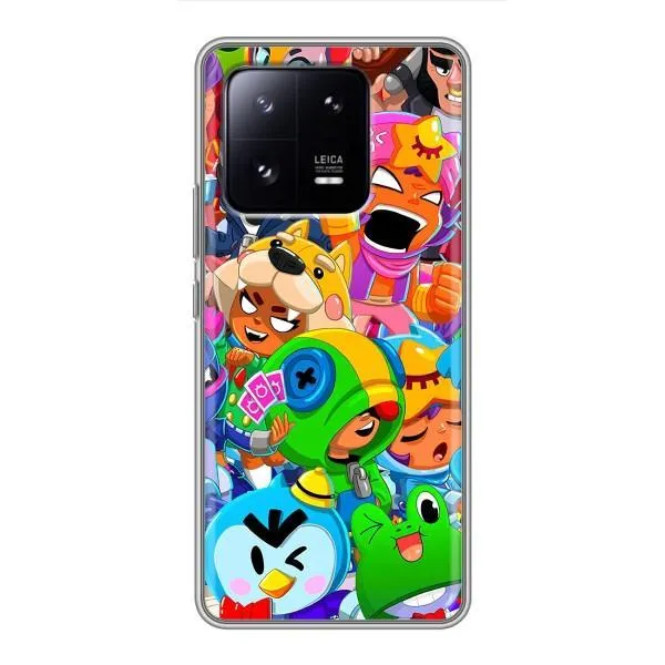 Чехол с принтом «Герои Бравл Старс» для Xiaomi 13 Pro