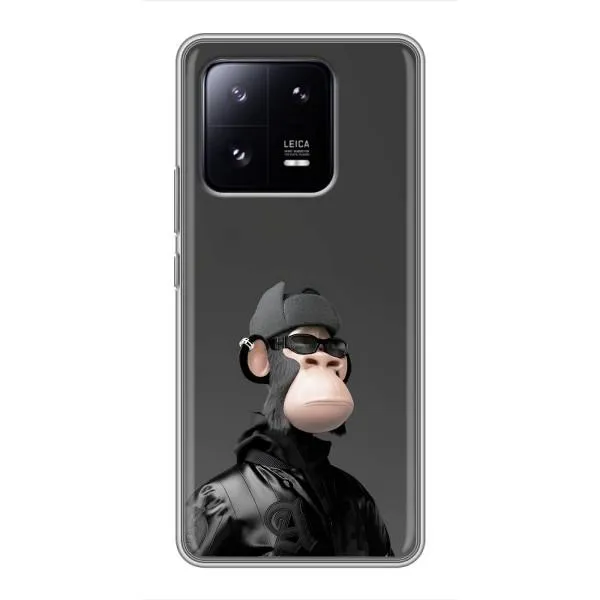Чехол с принтом «стильная обезьяна NFT» для Xiaomi 13 Pro Чехол с принтом «стильная обезьяна NFT» для Xiaomi 13 Pro