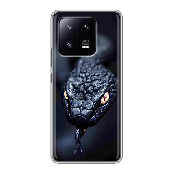 Чехол с принтом «Черная змея» для Xiaomi 13 Pro