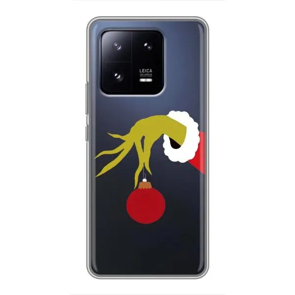 Чехол с принтом «Гринч с игрушкой» для Xiaomi 13 Pro