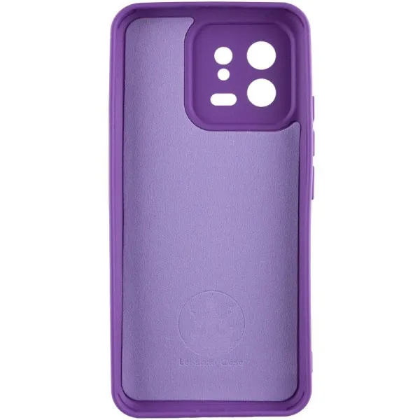 Чохол TPU GETMAN Liquid Silk Full Camera для Xiaomi 13 — Фіолетовий — фото 3