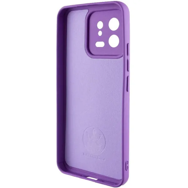 Чохол TPU GETMAN Liquid Silk Full Camera для Xiaomi 13 — Фіолетовий — фото 5