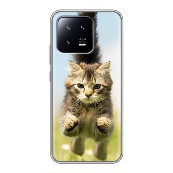 Чохол з принтом «Прижок кота» для Xiaomi 13