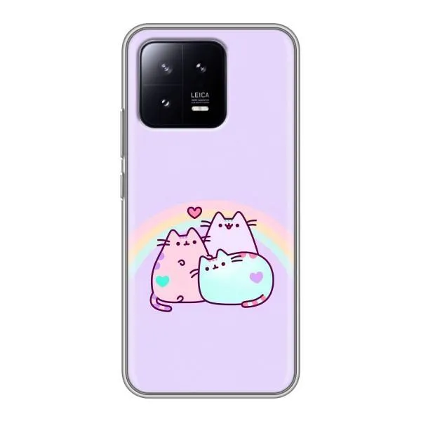Чохол з принтом «Радужний котик» для Xiaomi 13