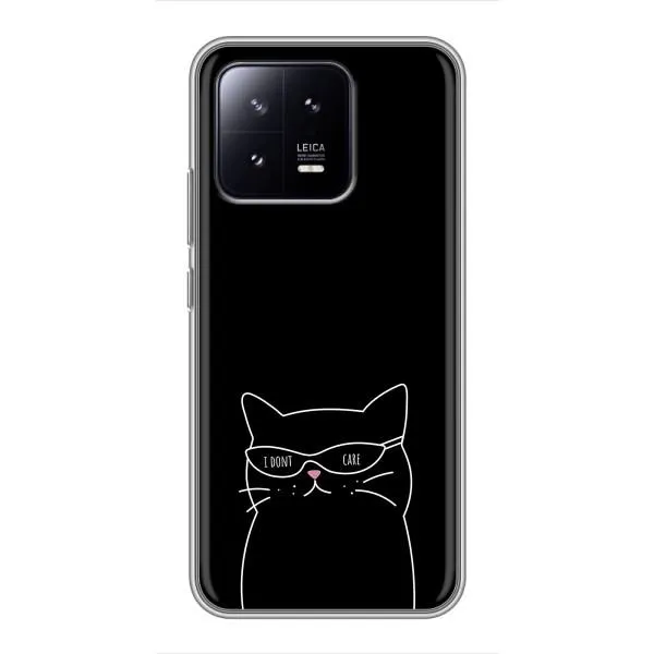 Чохол з принтом «Байдужий кіт» для Xiaomi 13