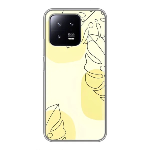 Чохол з принтом «Жовта монстера арт» для Xiaomi 13 Чохол з принтом «Жовта монстера арт» для Xiaomi 13