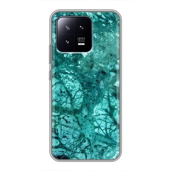 Чохол з принтом «Зелений мрамор» для Xiaomi 13