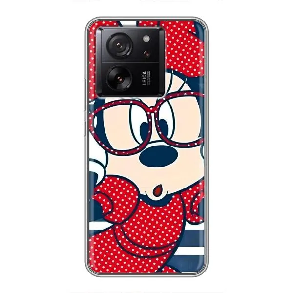 Чехол с принтом «Маус в очках» для Xiaomi 13T Pro