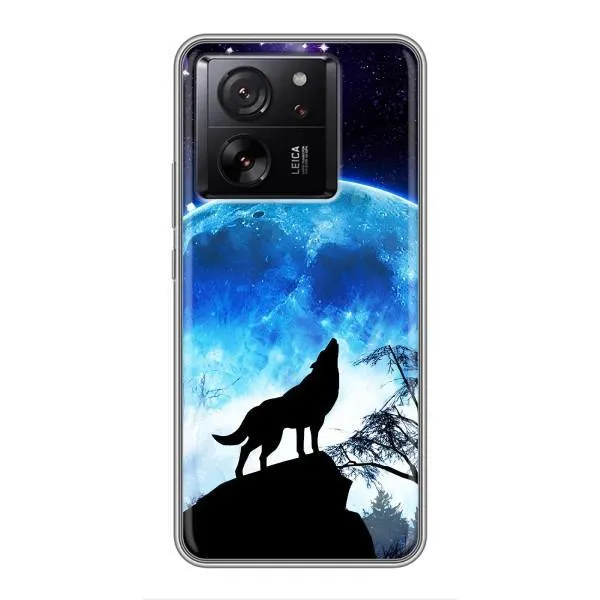 Чехол с принтом «Волк на луну» для Xiaomi 13T Pro