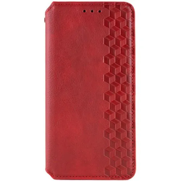 Кожаный чехол-книжка GETMAN Cubic (PU) для Xiaomi 13T / 13T Pro — Красный — фото 1 Кожаный чехол-книжка GETMAN Cubic (PU) для Xiaomi 13T / 13T Pro — Красный — фото 1