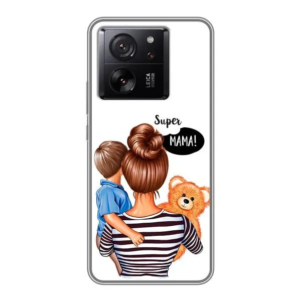 Чехол с принтом «Мама с сыном» для Xiaomi 13T