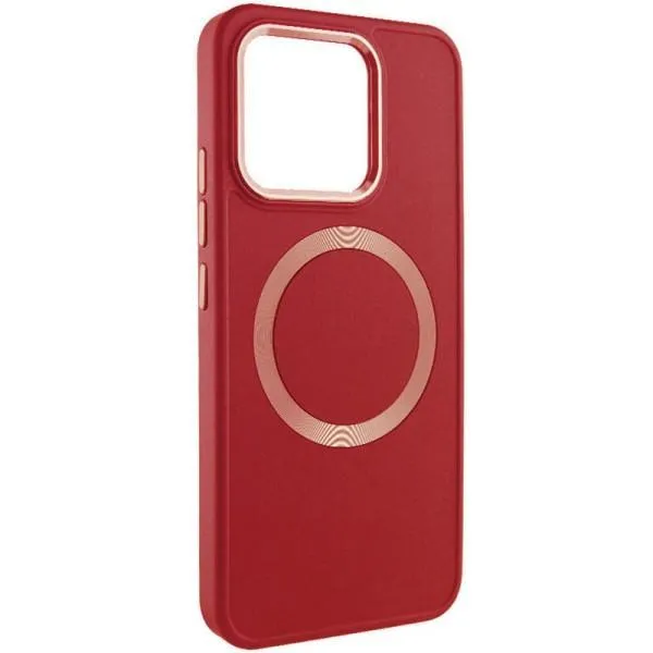TPU чехол Bonbon Metal Style with Magnetic Fit для Xiaomi 14 Pro — Красный