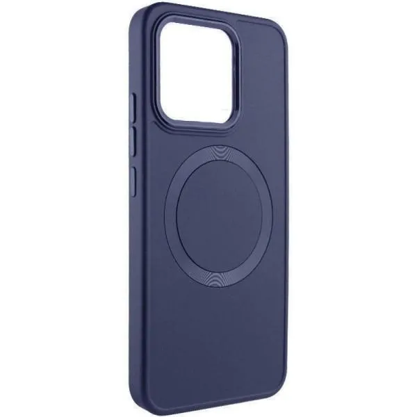 TPU чехол Bonbon Metal Style with Magnetic Fit для Xiaomi 14 Pro — Синий