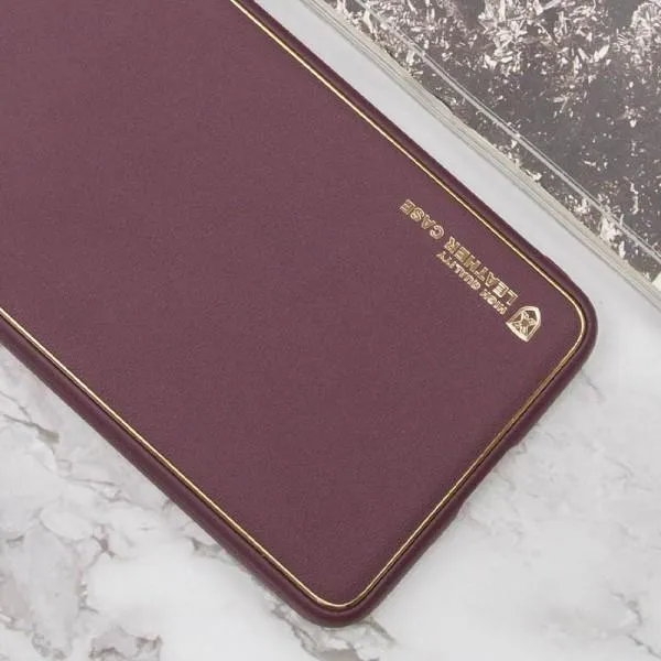 Кожаный чехол Xshield для Xiaomi 14 Pro — Бордовый — фото 2 Кожаный чехол Xshield для Xiaomi 14 Pro — Бордовый — фото 2