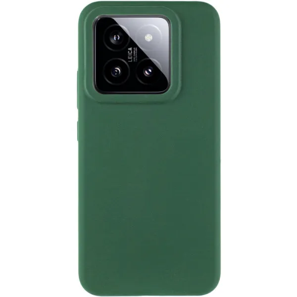 Чехол Silicone Cover Lakshmi (AAA) для Xiaomi 14 Pro — Зеленый — фото 1
