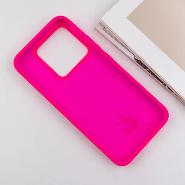 Чехол Silicone Cover Lakshmi (AAA) для Xiaomi 14 Pro — Розовый — фото 4