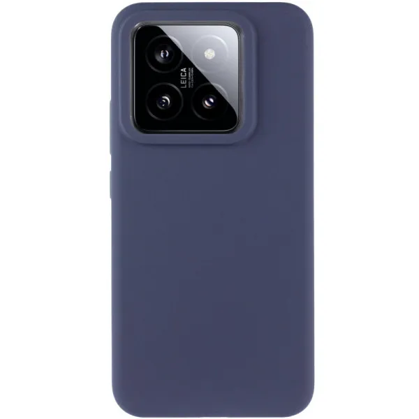 Чехол Silicone Cover Lakshmi (AAA) для Xiaomi 14 Pro — Темно-синий — фото 2 Чехол Silicone Cover Lakshmi (AAA) для Xiaomi 14 Pro — Темно-синий — фото 2