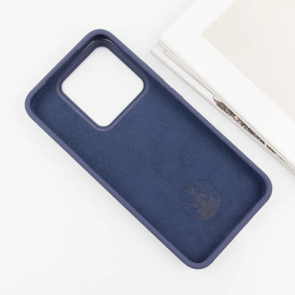 Чехол Silicone Cover Lakshmi (AAA) для Xiaomi 14 Pro — Темно-синий — фото 4 Чехол Silicone Cover Lakshmi (AAA) для Xiaomi 14 Pro — Темно-синий — фото 4