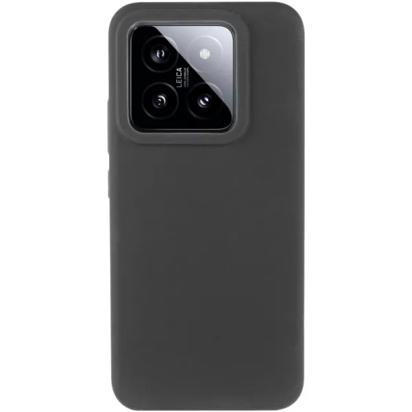 Чехол Silicone Cover Lakshmi (AAA) для Xiaomi 14 Pro — Черный — фото 1