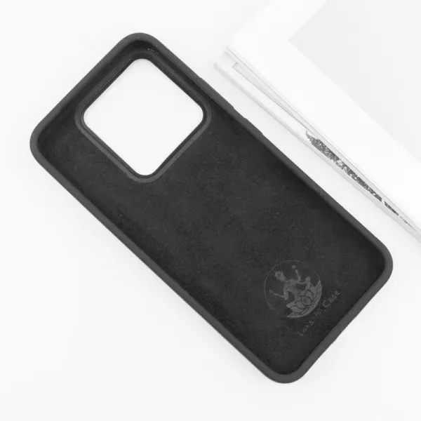 Чехол Silicone Cover Lakshmi (AAA) для Xiaomi 14 Pro — Черный — фото 3