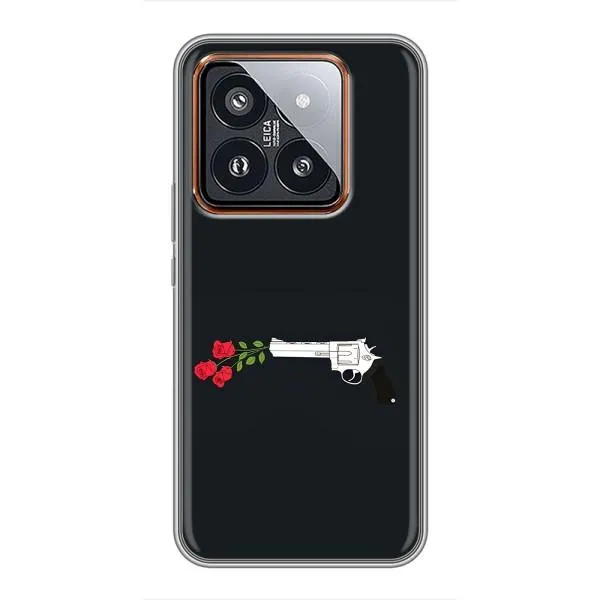 Чехол с принтом «Неожиданные цветы» для Xiaomi 14 Pro