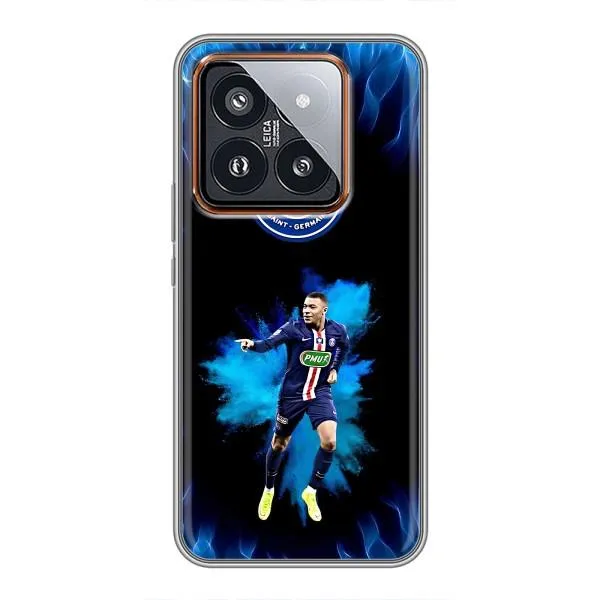 Чехол с принтом «Мбаппе в огне» для Xiaomi 14 Pro