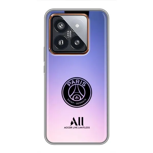 Чехол с принтом «лого PSG» для Xiaomi 14 Pro