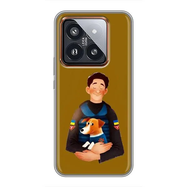 Чехол с принтом «ЗСУ Патрон» для Xiaomi 14 Pro