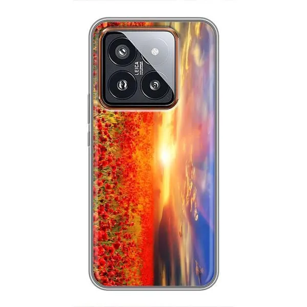 Чохол з принтом «Поле тюльпанів» для Xiaomi 14 Pro