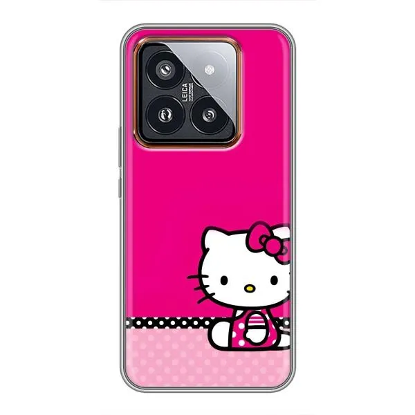 Чохол з принтом «Girl KITTY» для Xiaomi 14 Pro